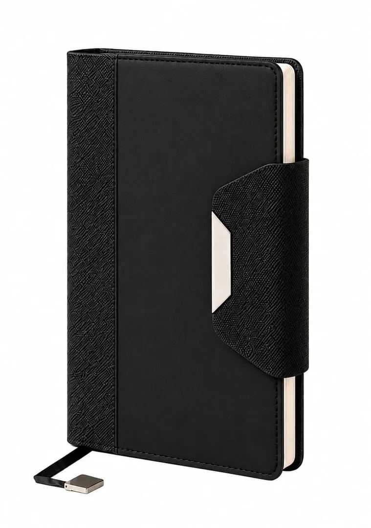 Debossed leather diaries