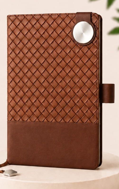 Woven premium diary
