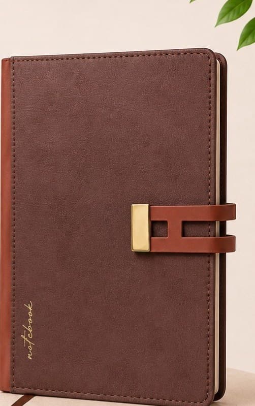 PaperPal Signature Diary Notebook — Brown